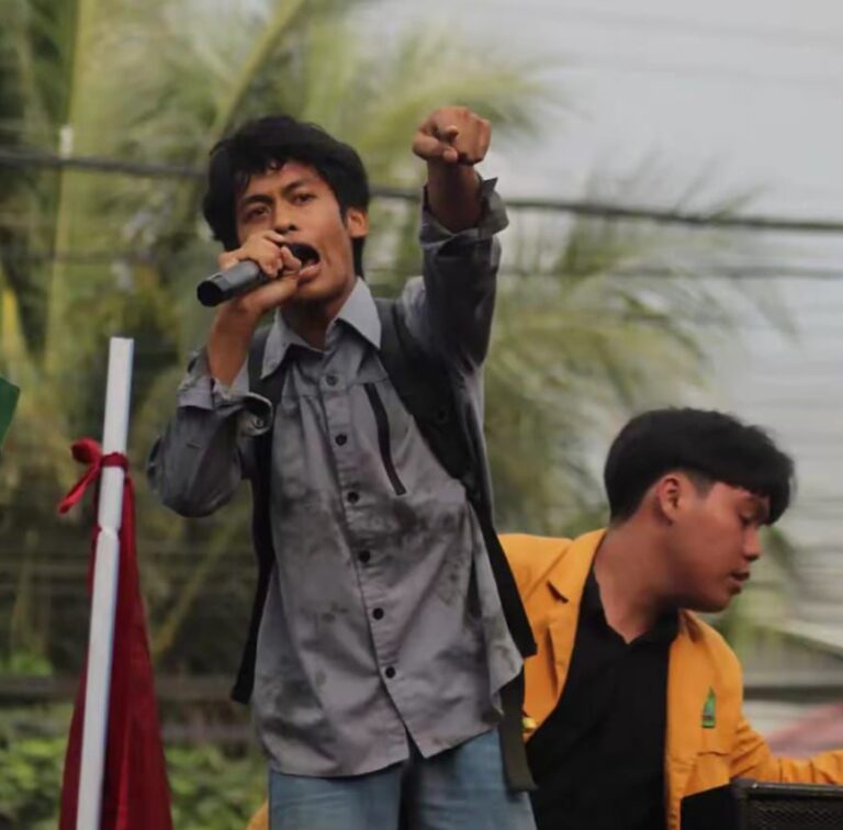 Koordinator Lapangan (Korlap) AMAK Kaltim, Faisal Hidayat