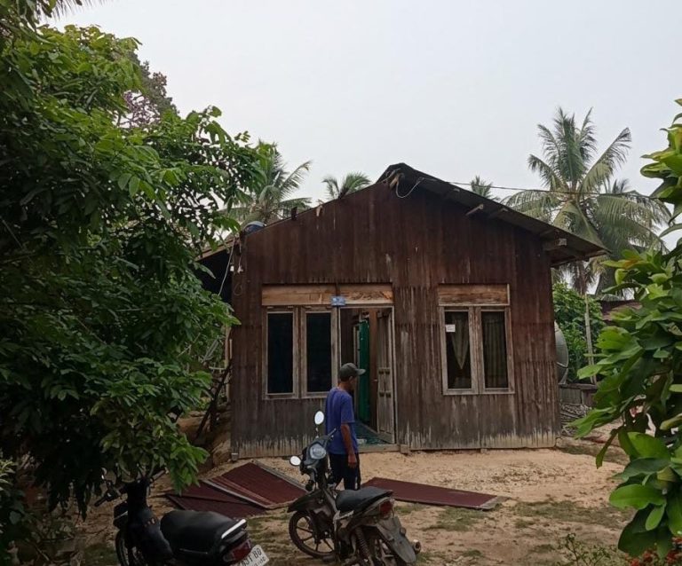Rumah yang mendapat BSPS di Kecamatan Muara Kaman, Kukar. (Foto: katamedia.co)